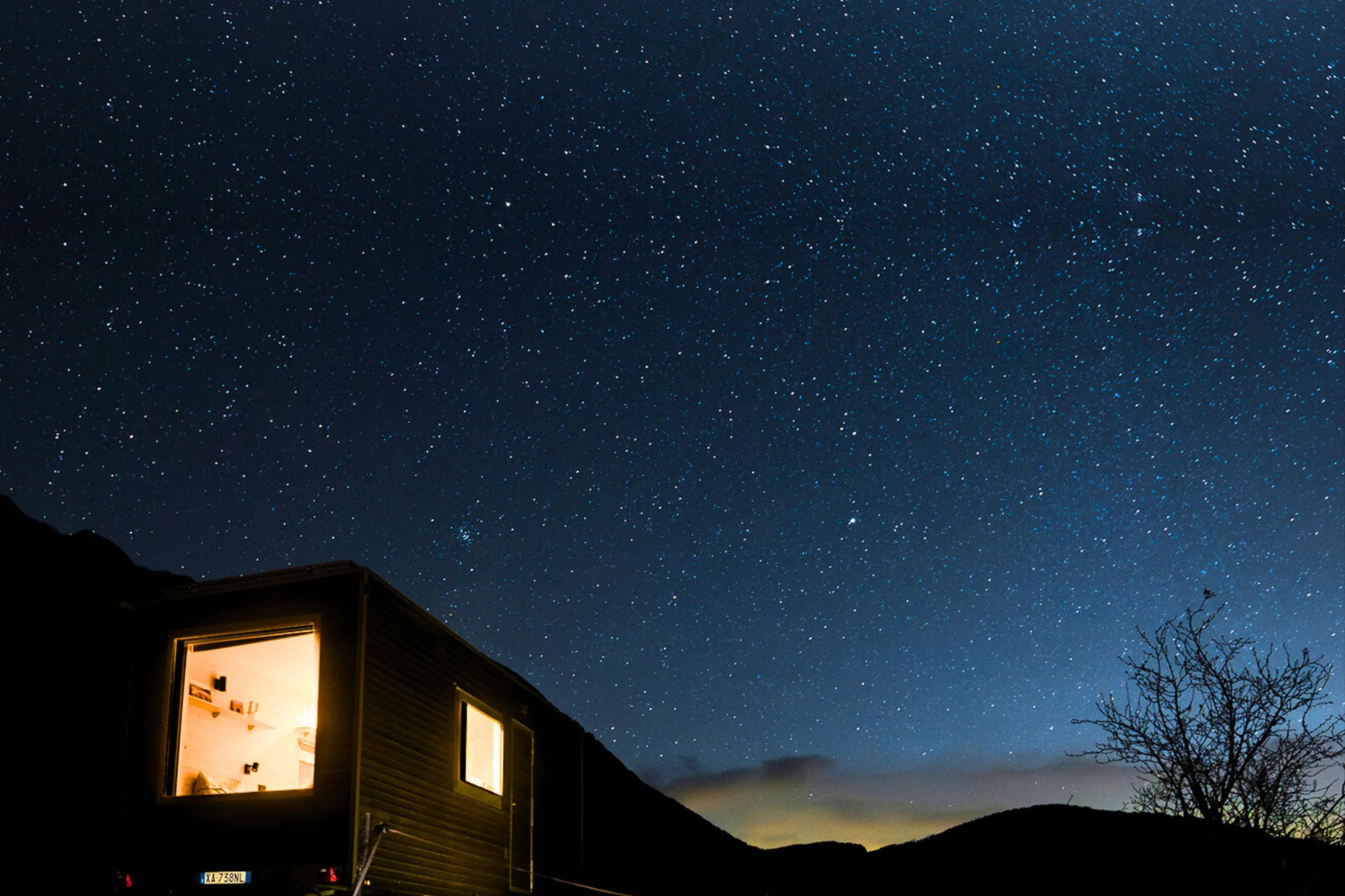 tiny house sotto le stelle sulle Prealpi Carniche in Val d'Arzino